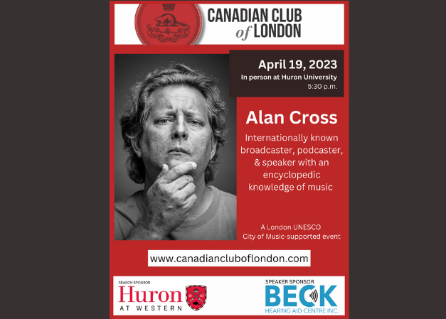 Alan Cross speaks at Huron University